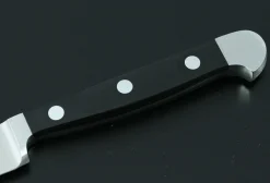 Couteau à steak Güde Alpha lame dentée 12cm en acier forgé
