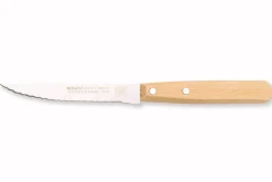 Couteau à steak Nogent Classic lame crantée 11cm manche en hêtre