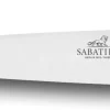 Couteau à steak SABATIER Idéal Inox 100% forgé rivets laiton lisse 13cm
