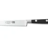 Couteau à steak Sabatier Éléphant Idéal Forgé lame lisse 13cm manche nylon noir