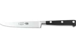 Couteau à steak Sabatier Éléphant Idéal Forgé lame lisse 13cm manche nylon noir