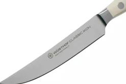 Couteau à steak Wüsthof Classic Ikon Blanc forgé 12cm