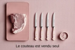 Couteau à steak Wusthof Classic Colour Pink Himalayan Salt forgé lame 12cm