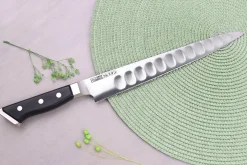 Couteau sujihiki alvéolé japonais Glestain K Series 24cm