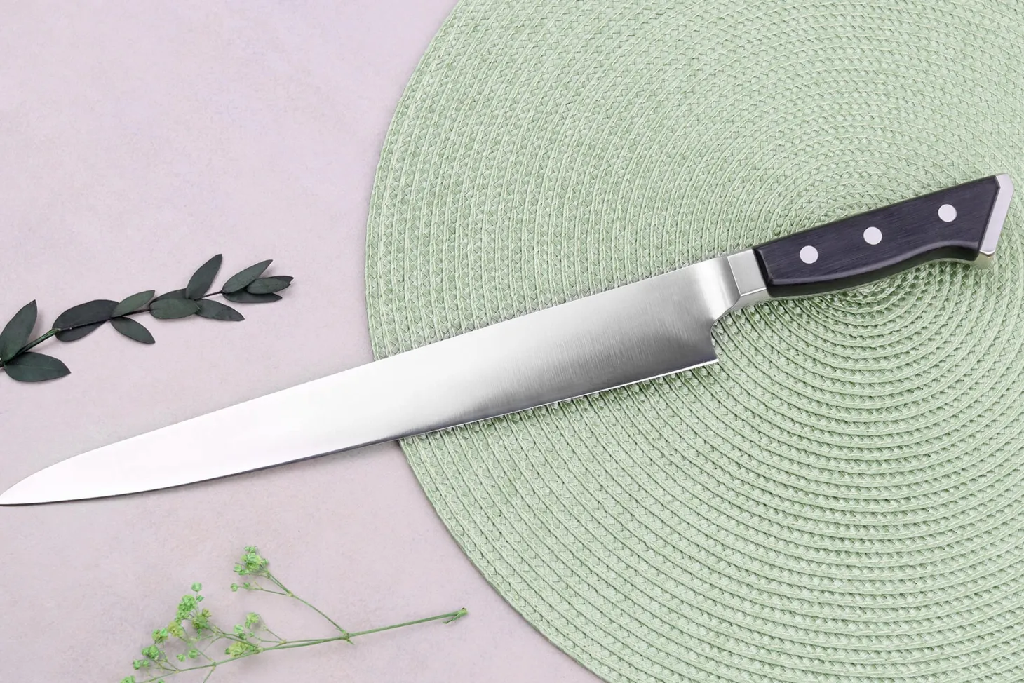 Couteau sujihiki alvéolé japonais Glestain K Series 27cm
