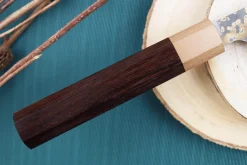 Couteau sujihiki 27cm japonais artisanal Takeshi Saji VG10 Gold