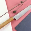 Couteau sujihiki japonais artisanal Wusaki Migaki G3 24cm