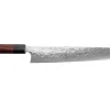Couteau sujihiki japonais artisanal Takeshi Saji R2 Damas 27cm