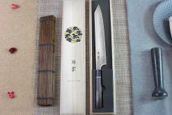 Couteau sujihiki japonais Kanetsugu Zuiun acier SPG2 damas 24cm