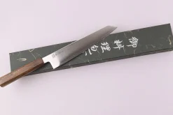 Couteau sujihiki kiritsuke 20cm japonais artisanal Wusaki Hikari SLD manche bubinga