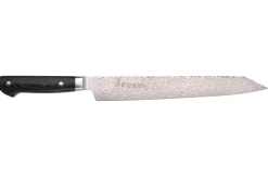 Couteau sujihiki kiritsuke 26cm japonais Sakai Takayuki Coreless Damascus