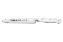 Couteau à tomates forgé Riviera White Arcos lame 13cm acier NITRUM®