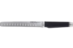 Couteau tranchelard alvéolé flexible De Buyer FK2 16cm équilibrage ajustable inédit
