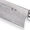 Couteau à trancher japonais Tamahagane Kyoto lame 27cm acier damas VG5