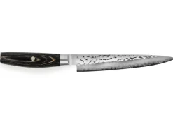 Couteau à trancher japonais Yaxell Ketu lame 15cm manche en Pakkawood