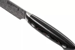 Couteau à trancher japonais Zwilling Kramer Euro Stainless 23cm damassé manche en micarta