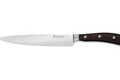 Couteau à trancher/universel Wüsthof Ikon forgé 20cm en bois de grenadille