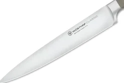 Couteau à trancher Wusthof Classic Colour Velvet Oyster forgé lame 16cm