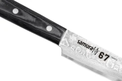 Couteau trancheur tanto Samura Damascus 67 damas VG10 23cm