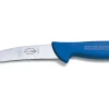 Couteau à tripes Dick Ergogrip lame courbée 15cm manche bleu