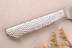 Couteau universel alvéolé dos courbé japonais Glestain Home Series 14cm