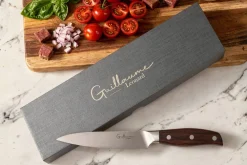 Couteau universel 13cm Guillaume Leonard Cuistot en acier inoxydable et bois de santal rouge