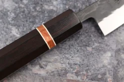 Couteau universel 13,5cm japonais artisanal Yuzo Black SLD ébène et cognassier