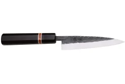 Couteau universel 13,5cm japonais artisanal Yuzo Black SLD ébène et cognassier