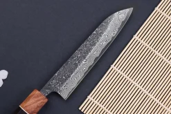 Couteau universel 15cm japonais artisanal Masashi Yamamoto SLD Kuro damas