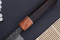 Couteau universel 15cm japonais artisanal Masashi Yamamoto SLD Kuro damas