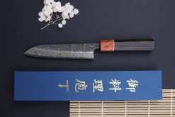 Couteau universel 15cm japonais artisanal Masashi Yamamoto SLD Kuro damas