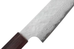 Couteau universel 15cm japonais artisanal Nigara Hamono Tsuchime VG10 damas