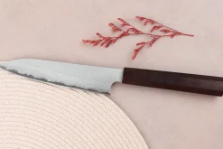 Couteau universel 15cm japonais artisanal Nigara Hamono Tsuchime VG10 damas