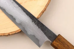 Couteau universel 15cm japonais artisanal Hado Sumi B1D manche en chêne