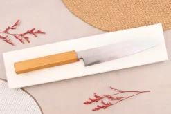 Couteau universel 15cm japonais artisanal Hado Ginsan Cherry damassé