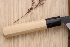 Couteau universel 15cm japonais artisanal Sakai Kikumori Kikuzuki Kuro