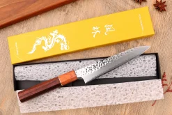 Couteau universel 15cm japonais artisanal Yuzo Akira Tsuchime VG10