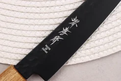Couteau universel 15cm japonais Sakai Takayuki Kurokage VG10 manche en chêne brûlé