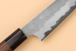 Couteau universel 15cm japonais artisanal Nigara Hamono Tsuchime AS manche en noyer