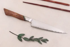 Couteau universel 13cm Ryda Knives A-30 San Maï et manche en noyer