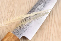 Couteau universel japonais artisanal Yoshihiro ZAD lame damassée 15cm