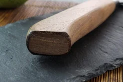 Couteau universel japonais artisanal Wusaki Nogami BS2 12.5cm manche en noyer