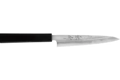 Couteau universel japonais artisanal Kagekiyo Yoshikazu Tanaka Damas Aogami 15cm