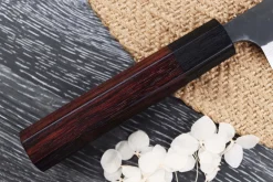 Couteau universel japonais artisanal Nao Yamamoto Damas AS brut de forge 15cm