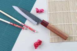 Couteau universel japonais artisanal Wusaki Yuzo BS2 13cm