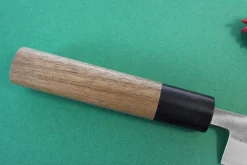 Couteau universel japonais artisanal Wusaki Nakata BS2 13.5cm manche en noyer