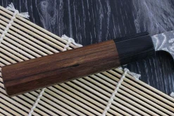 Couteau universel japonais artisanal Takeshi Saji R2 Nickel Damas 13,5cm