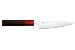 Couteau universel japonais artisanal Yoshimi Kato Minamo SG2 Tsuchime 12cm