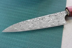 Couteau universel japonais artisanal Yoshimi Kato 12cm SG2 Damascus