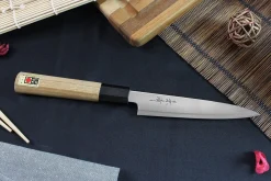 Couteau universel japonais artisanal Kagekiyo Utage White Steel 2 15cm
